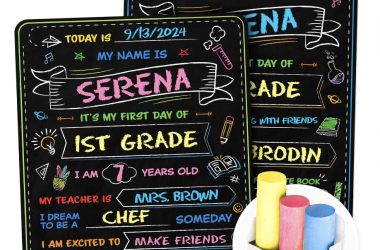 HOT! First Day of School Sign Just $2.66 (Reg. $8.87)!